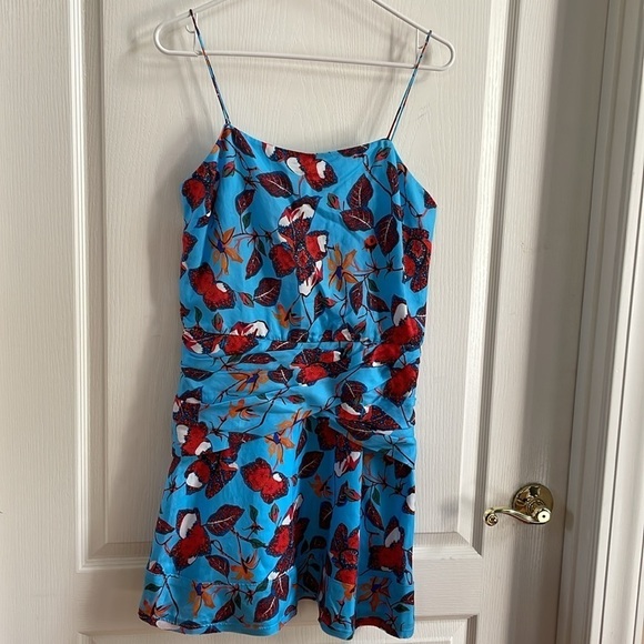 NWT Derek Lam 10 Crosby | Cami Flounce Mini Dress with Twist Waist Detail size 4 - Picture 4 of 10